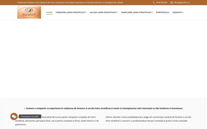 Screenshot of dorafort.ro