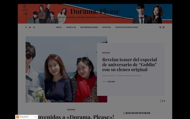 Screenshot of doramaplease.com