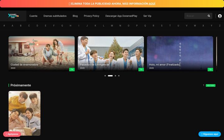 Screenshot of doramedplay.com