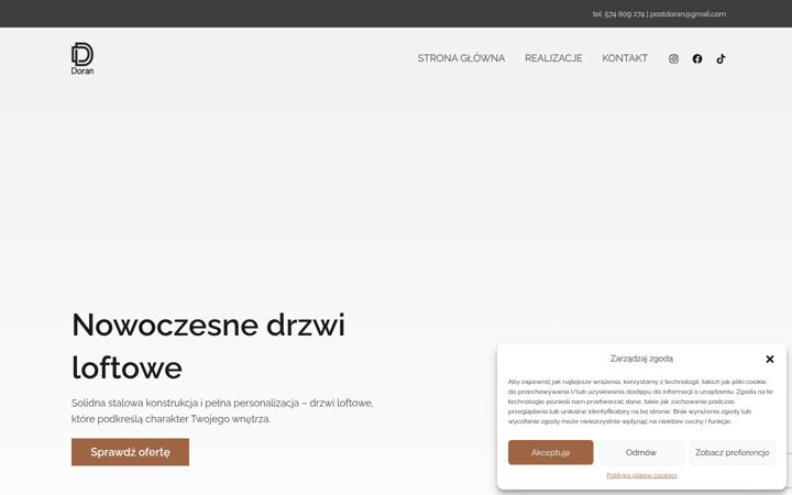 Screenshot von doranmeble.pl