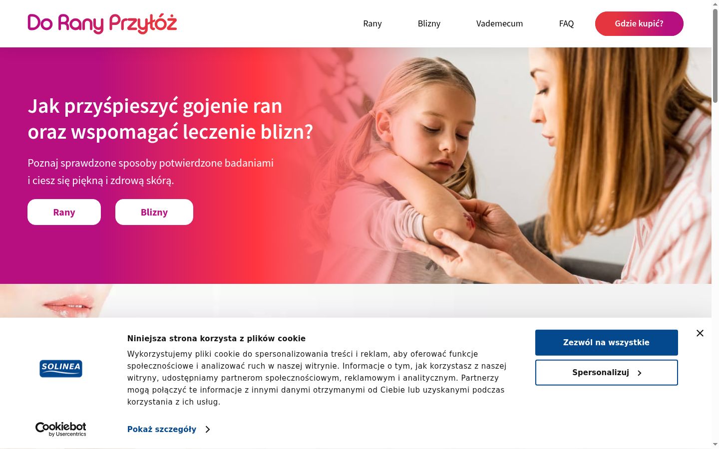 Screenshot tal-banner tal-kunsens muri qabel kwalunkwe interazzjoni