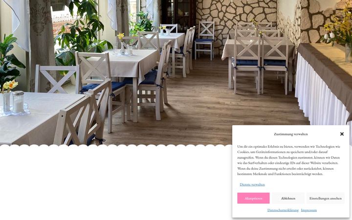 Screenshot of doras-cafe.de