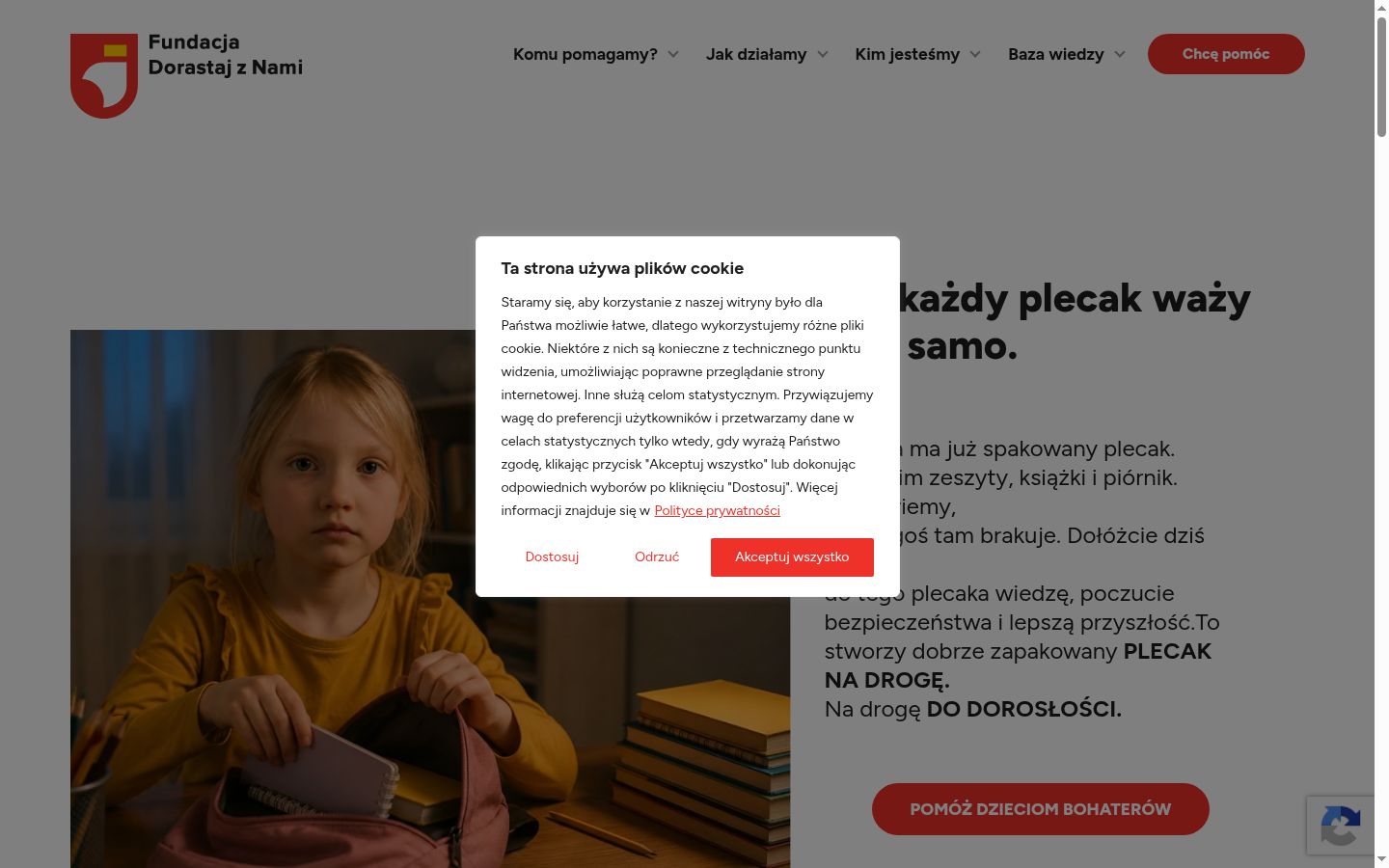 Sutikimo reklamjuostės, rodytos prieš bet kokią sąveiką, ekrano kopija