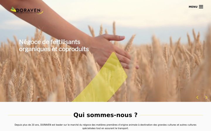 Captura de pantalla de doraven.fr