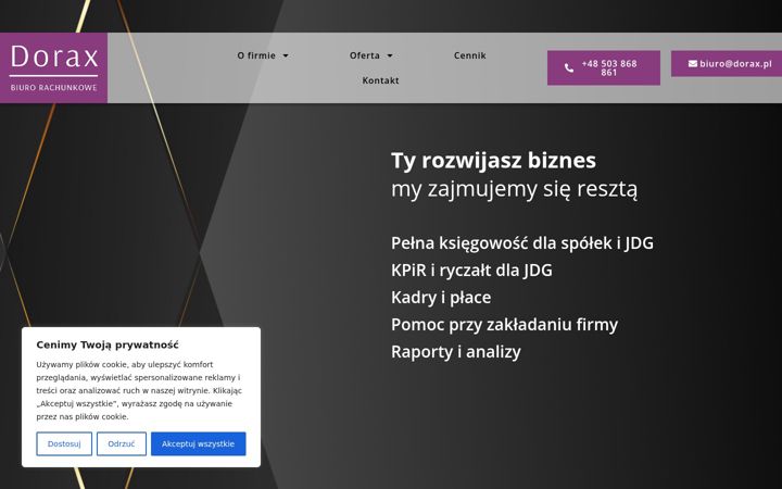 Screenshot von dorax.pl