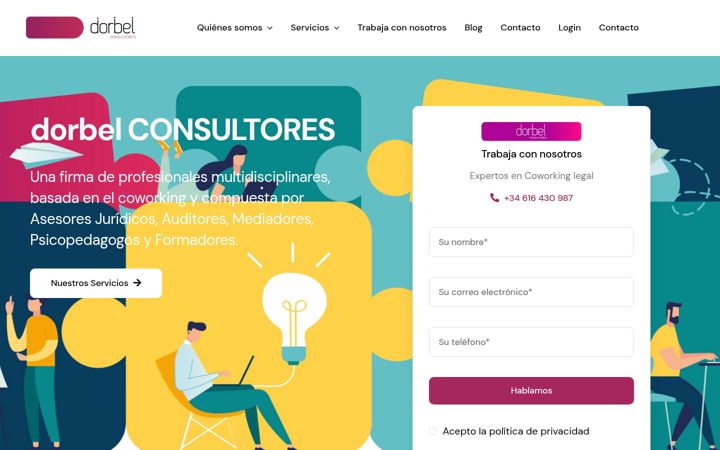 Screenshot of dorbelconsultores.com