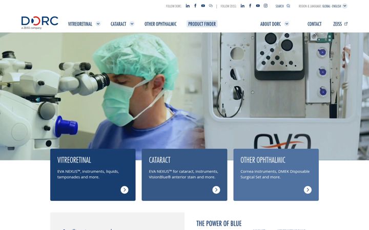 Screenshot of dorcglobal.com