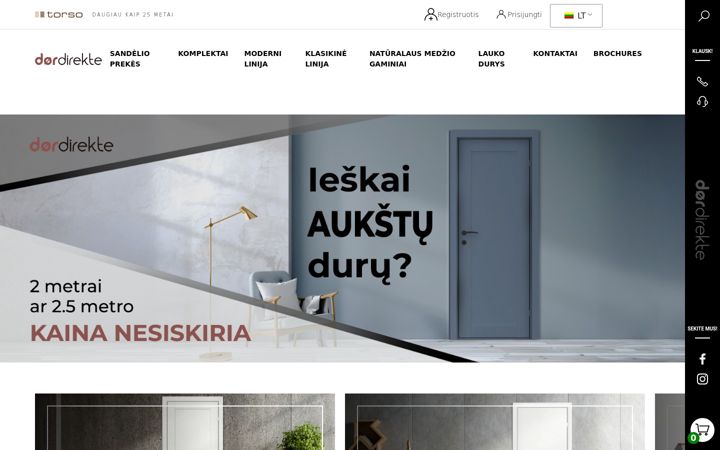 Screenshot of dordirekte.lt