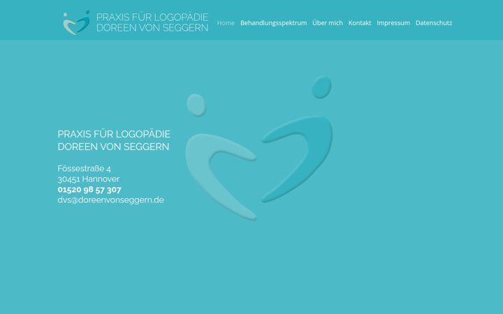 Screenshot di doreenvonseggern.de