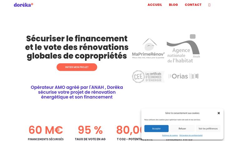 Screenshot of doreka.fr