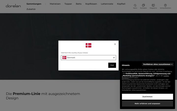 Screenshot di dorelan.de