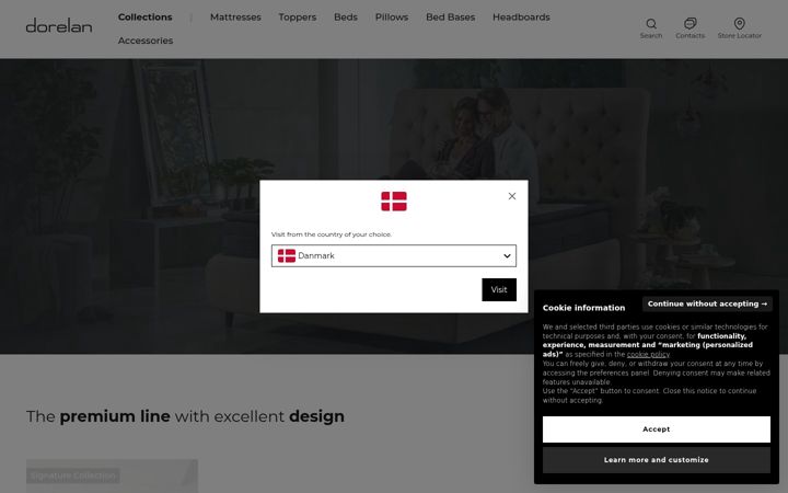 Screenshot von dorelan.pl
