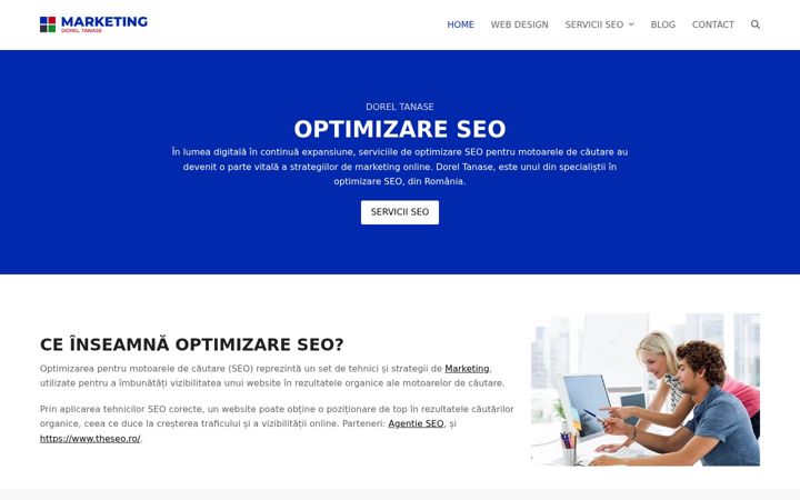 Screenshot of doreltanase.com