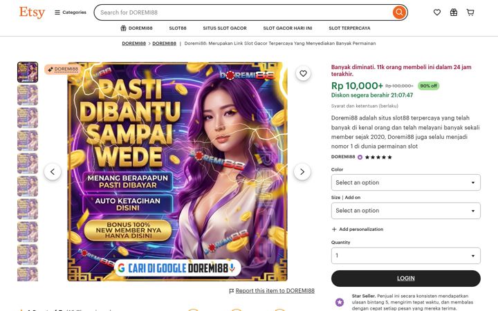 Screenshot of doremi88dari.site