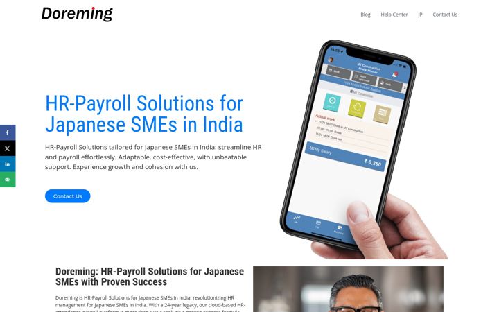 Screenshot of doreming.com