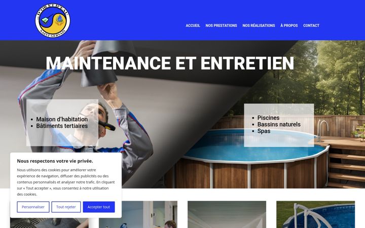 Screenshot of doretdeau.fr