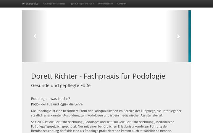 Screenshot of dorett-richter.de