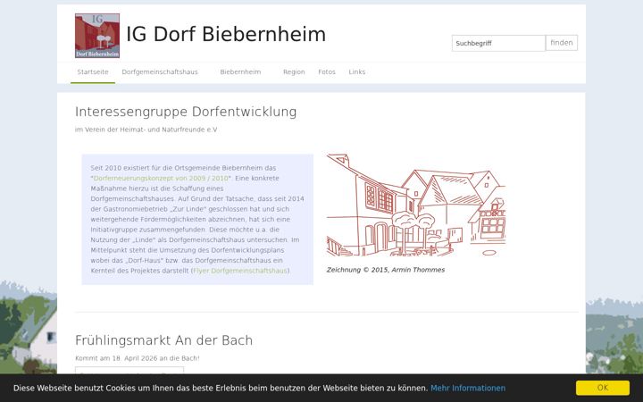 Screenshot of dorf-haus-biebernheim.de