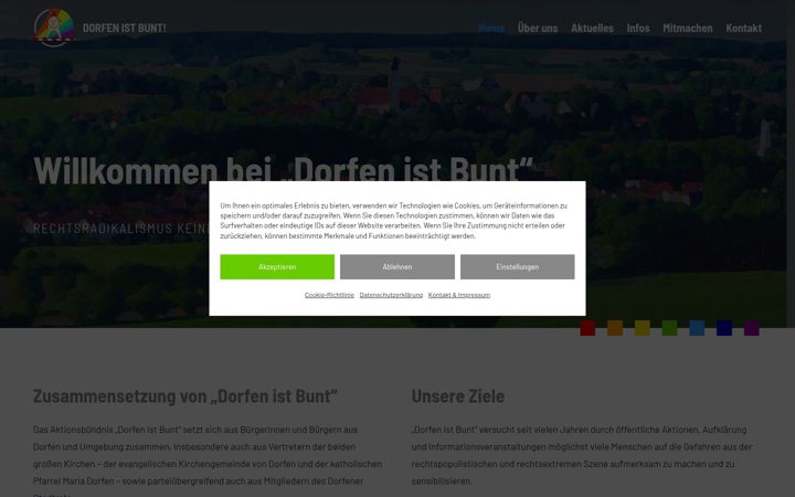 Screenshot of dorfen-ist-bunt.de