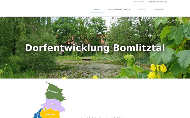Screenshot of dorfentwicklung-bomlitz.de