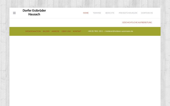 Screenshot of dorfer-erzbrueder-hausach.de