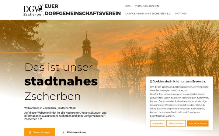 Ekrano kopija dorfgemeinschaft-zscherben.de