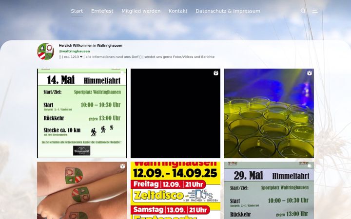 Screenshot of dorfgemeinschaftwaltringhausen.de