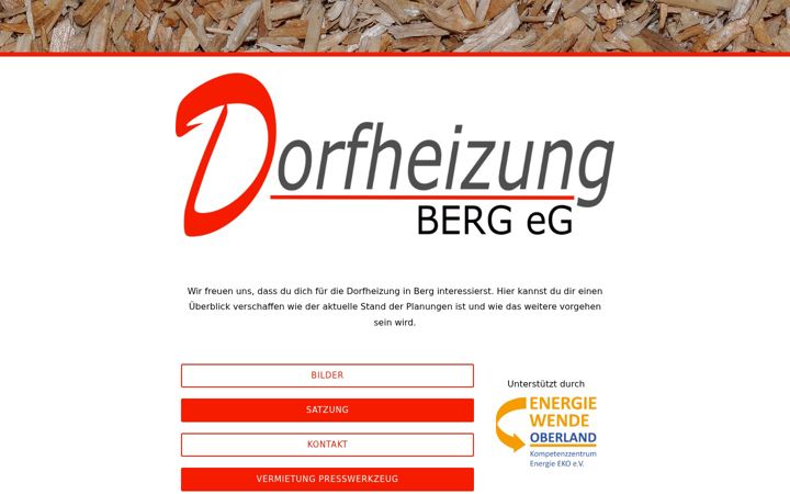 Screenshot of dorfheizung-berg.de