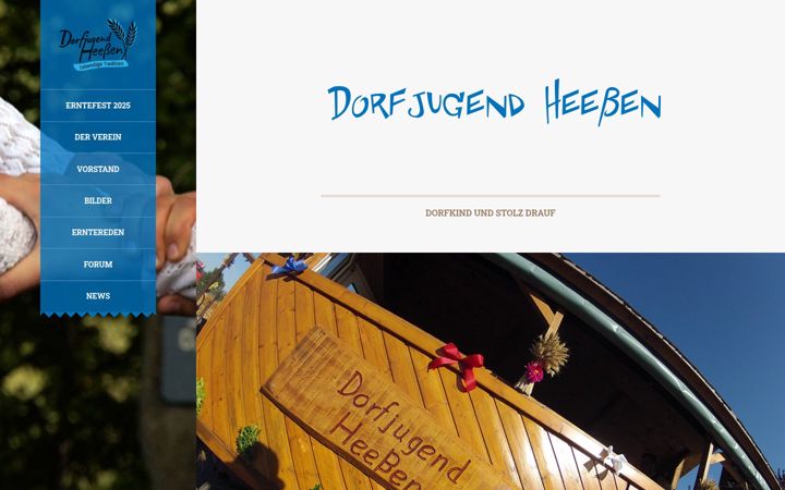 Skærmbillede af dorfjugend-heessen.de