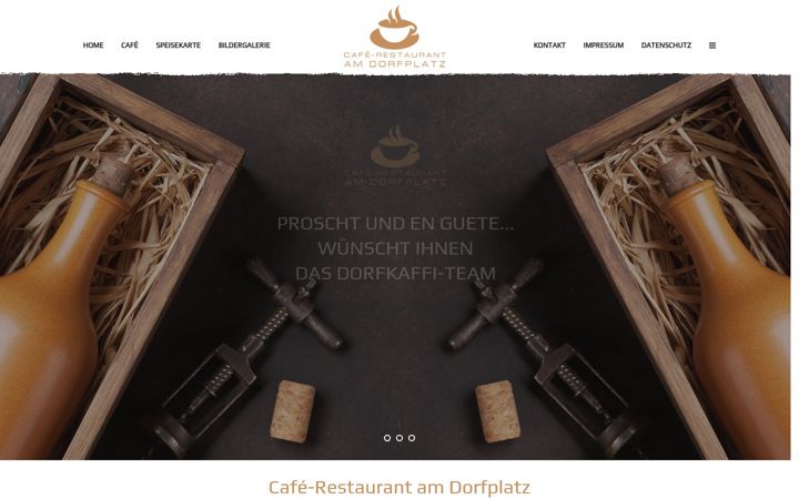 Screenshot of dorfkaffi.ch