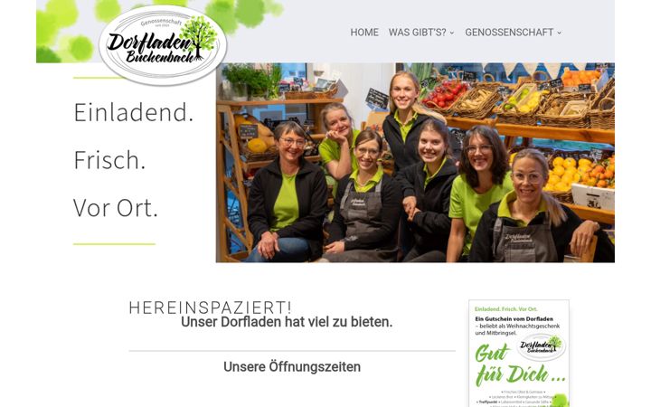 Ekrano kopija dorfladen-buchenbach.de