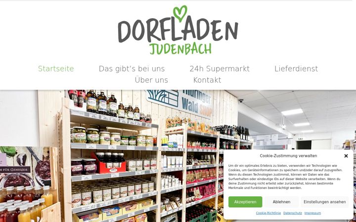 Screenshot di dorfladen-judenbach.de