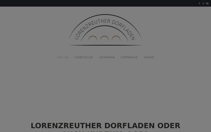 Screenshot di dorfladen-lorenzreuth.de