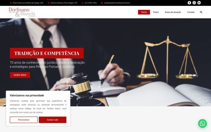 Snimka zaslona za dorfmannbianchi.adv.br