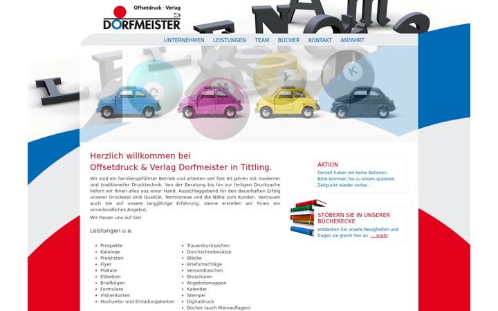 Screenshot di dorfmeisterdruck.de