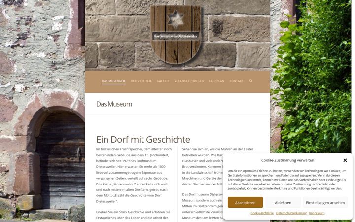 Screenshot di dorfmuseum-dietersweiler.de