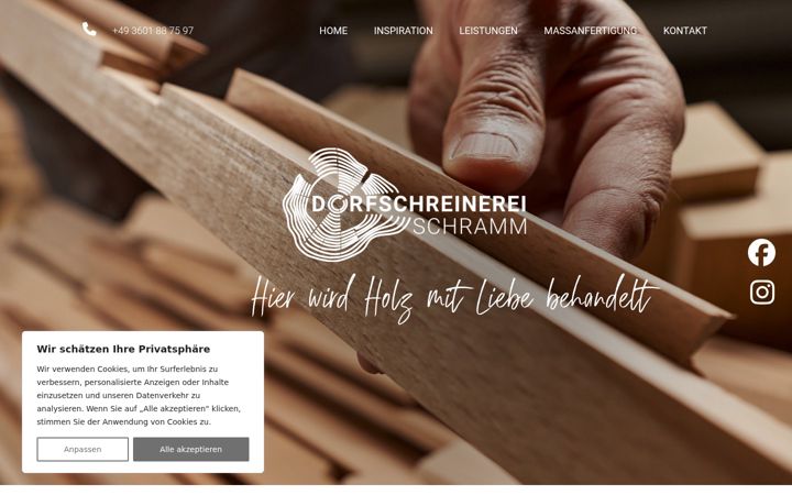 Screenshot di dorfschreinerei-schramm.de