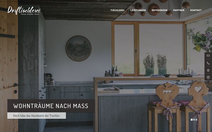 Screenshot of dorftischlerei.at