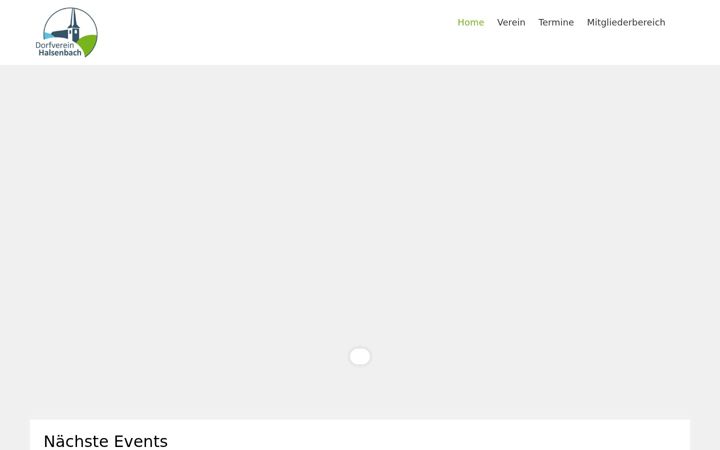 Screenshot di dorfverein-halsenbach.de