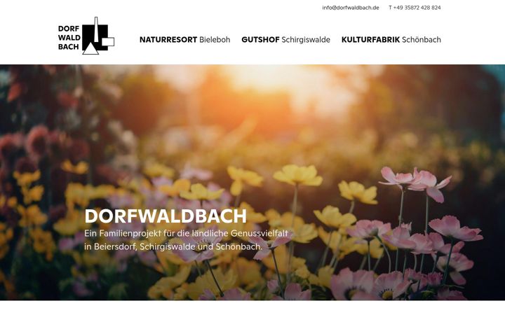 Screenshot of dorfwaldbach.de