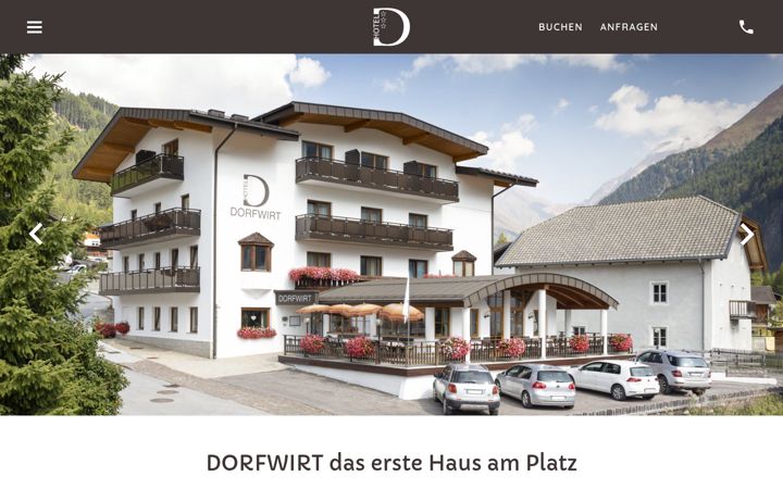 Screenshot van dorfwirt.it