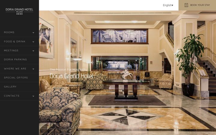 Screenshot van doriagrandhotel.it