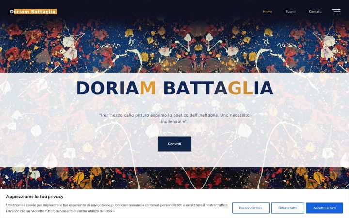 Screenshot van doriambattaglia.it