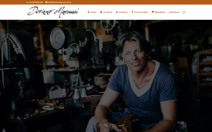 Screenshot of dorianomarcucci.com