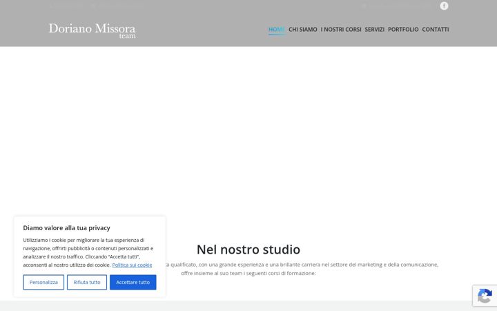 Screenshot of dorianomissora.it