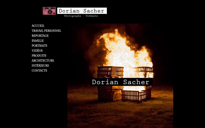 Screenshot of doriansacher.com