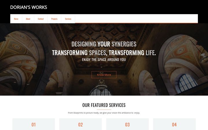 Screenshot of doriansworks.com