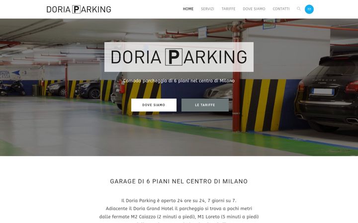 Screenshot of doriaparking.it
