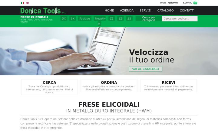 Screenshot of doricatools.it