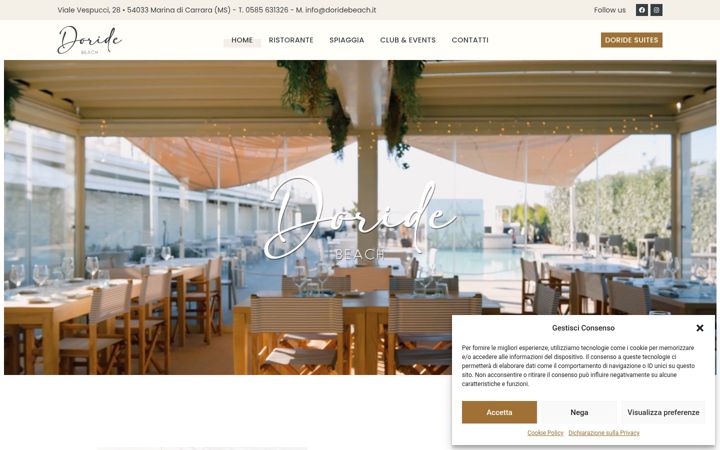 Screenshot of doridebeach.it